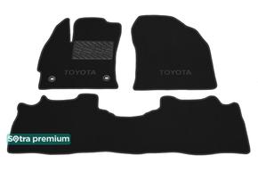 Двухслойные коврики Sotra Premium Graphite для Toyota Prius + (mkI)(универсал) 2012-2017 (USA)