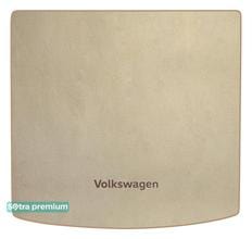Двошарові килимки Sotra Premium Beige для Volkswagen Touran (mkII)(багажник) 2015→