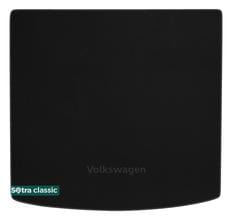Двухслойные коврики Sotra Classic Black для Volkswagen Touran (mkII)(багажник) 2015→
