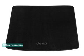 Двухслойные коврики Sotra Premium Graphite для Jeep Cherokee (mkV)(KL)(багажник) 2014-2023