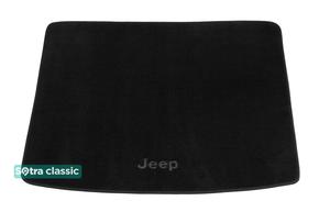 Двухслойные коврики Sotra Classic Black для Jeep Cherokee (mkV)(KL)(багажник) 2014→