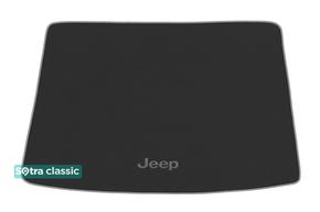 Двухслойные коврики Sotra Classic Grey для Jeep Cherokee (mkV)(KL)(багажник) 2014-2023