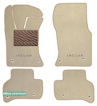 Двухслойные коврики Sotra Premium Beige для Jaguar XE (mkI)(полный привод) 2015→