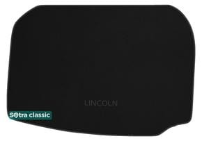 Двухслойные коврики Sotra Classic Black для Lincoln MKT (mkI)(разложенный 3 ряд)(багажник) 2010-2019