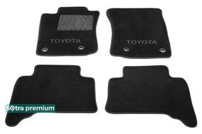 Двухслойные коврики Sotra Premium Graphite для Toyota Land Cruiser Prado (J150) 2013-2024 / 4Runner (mkV)(4 клипсы) 2013→