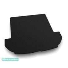 Двошарові килимки Sotra Premium Black для Kia Sorento (mkIII)(7 місць)(складений 3 ряд)(багажник) 2015-2020 - Фото 1