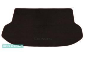 Двошарові килимки Sotra Premium Chocolate для Lexus NX (mkI)(багажник) 2014-2021 - Фото 1