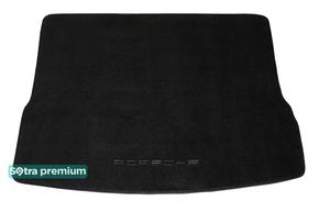 Двошарові килимки Sotra Premium Black для Porsche Macan (mkI)(без вирізів під кріплення)(багажник) 2014→ - Фото 1