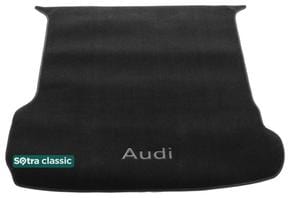 Двухслойные коврики Sotra Classic Black для Audi Q7/SQ7 (mkII)(5 мест)(багажник) 2015→