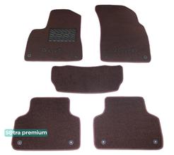 Двошарові килимки Sotra Premium Chocolate для Audi Q7/SQ7 (mkII)(1-2 ряд) 2015→
