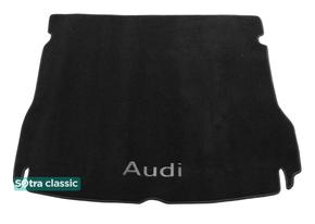 Двухслойные коврики Sotra Classic Black для Audi Q5/SQ5 (mkI)(с вырезами)(багажник) 2008-2016