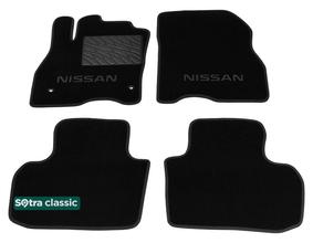 Двошарові килимки Sotra Classic Black для Nissan Leaf (mkI) 2010-2017 - Фото 1