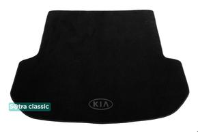 Двухслойные коврики Sotra Classic Black для Kia Sorento (mkIII)(5 мест)(багажник) 2015-2020