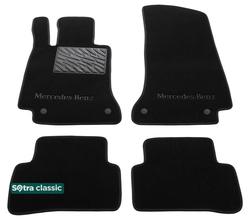 Двошарові килимки Sotra Classic Black для Mercedes-Benz C-Class (W205; S205) 2014-2021  - Фото 1