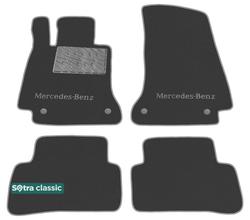 Двошарові килимки Sotra Classic 7mm Grey для Mercedes-Benz C-Class (W205; S205) 2014-2021 - Фото 1
