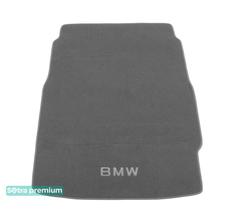 Двухслойные коврики Sotra Premium Grey для BMW 5-series (F10)(седан)(багажник) 2010-2013