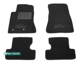 Двухслойные коврики Sotra Classic Grey для Ford Mustang (mkVI) 2015-2023