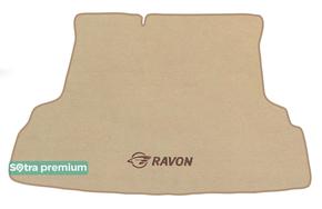 Двухслойные коврики Sotra Premium Beige для Ravon R4 (mkI)(багажник) 2016→