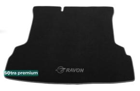 Двухслойные коврики Sotra Premium Black для Ravon R4 (mkI)(багажник) 2016→