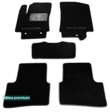 Двухслойные коврики Sotra Premium Black для Hyundai Creta (mkI) 2014-2021