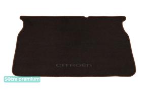 Двухслойные коврики Sotra Premium Chocolate для Citroen C3 (mkIII)(багажник) 2016→