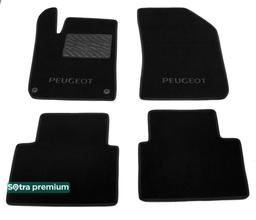 Двухслойные коврики Sotra Premium Black для Peugeot 308 (mkII)(универсал) 2013-2021