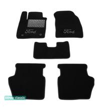 Двухслойные коврики Sotra Classic Black для Ford Fiesta (mkVII) 2017-2023; Puma (mkI) 2020→