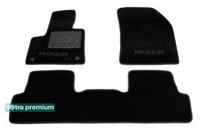 Двухслойные коврики Sotra Premium Black для Peugeot 3008 (mkII) 2016-2023