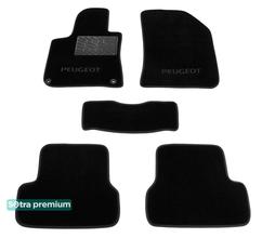 Двошарові килимки Sotra Premium Black для Peugeot 308 (mkII)(хетчбек) 2013-2021