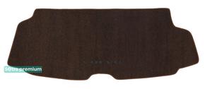 Двухслойные коврики Sotra Premium Chocolate для Volvo XC90 (mkII)(разложенный 3 ряд)(багажник) 2015-2022