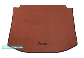 Двухслойные коврики Sotra Premium Terracotta для Jeep Grand Cherokee (mkIV)(WK2)(багажник) 2011-2021