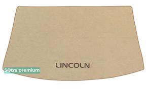 Двухслойные коврики Sotra Premium Beige для Lincoln MKC (mkI)(багажник) 2014-2019 - Фото 1