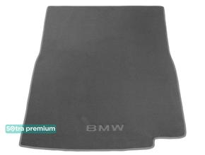 Двухслойные коврики Sotra Premium Grey для BMW 7-series (F01; F02)(не гибрид)(багажник) 2008-2015