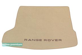 Двухслойные коврики Sotra Premium Beige для Land Rover Range Rover Velar (mkI)(багажник) 2017→
