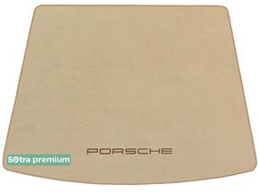 Двухслойные коврики Sotra Premium Beige для Porsche Cayenne (mkIII)(багажник) 2017→
