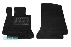 Двошарові килимки Sotra Classic Black для Mercedes-Benz C-Class (C205/A205)(купе і кабріолет) 2015-2022