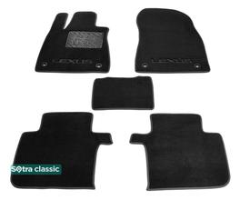 Двухслойные коврики Sotra Classic Black для Lexus RX (mkIV)(long) 2017-2022