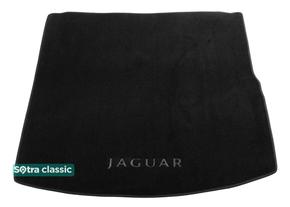 Двошарові килимки Sotra Classic 7mm Black для Jaguar I-Pace (mkI)(багажник) 2018→