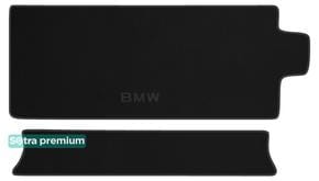 Двухслойные коврики Sotra Premium Graphite для BMW X7 (G07)(разложенный 3 ряд)(багажник) 2018→