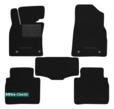 Двошарові килимки Sotra Classic 7mm Black для Lexus ES (mkVII) 2018→