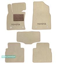 Двошарові килимки Sotra Premium Beige для Toyota Avalon (mkV) 2018-2022