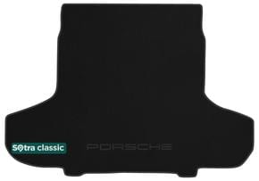 Двухслойные коврики Sotra Classic Black для Porsche Panamera (mkII)(багажник) 2016-2023