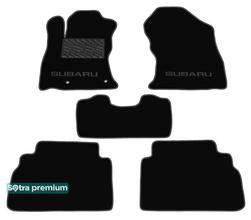 Двошарові килимки Sotra Premium Black для Subaru Forester (mkV) 2018-2023 - Фото 1