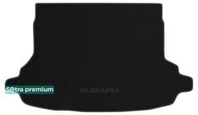 Двошарові килимки Sotra Premium Black для Subaru Forester (mkV)(без сабвуфера)(багажник) 2018-2023 - Фото 1