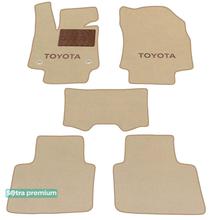 Двошарові килимки Sotra Premium Beige для Toyota RAV4 (mkV) 2018 → - Фото 1