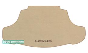 Двошарові килимки Sotra Premium Beige для Lexus ES (mkVII)(багажник) 2019→ - Фото 1