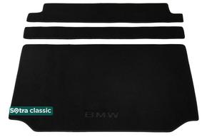 Двошарові килимки Sotra Classic 7mm Black для BMW X5 (G05; F95)(з електрошторкою)(багажник) 2018→