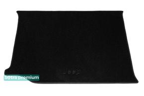 Двошарові килимки Sotra Premium Black для Jeep Wrangler Unlimited (mkIV)(JL)(багажник) 2019→ - Фото 1
