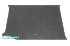 Двошарові килимки Sotra Premium Grey для Jeep Wrangler Unlimited (mkIV)(JL)(багажник) 2019→ - Фото 1