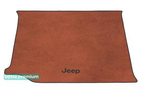 Двошарові килимки Sotra Premium Terracotta для Jeep Wrangler Unlimited (mkIV)(JL)(багажник) 2019→ - Фото 1